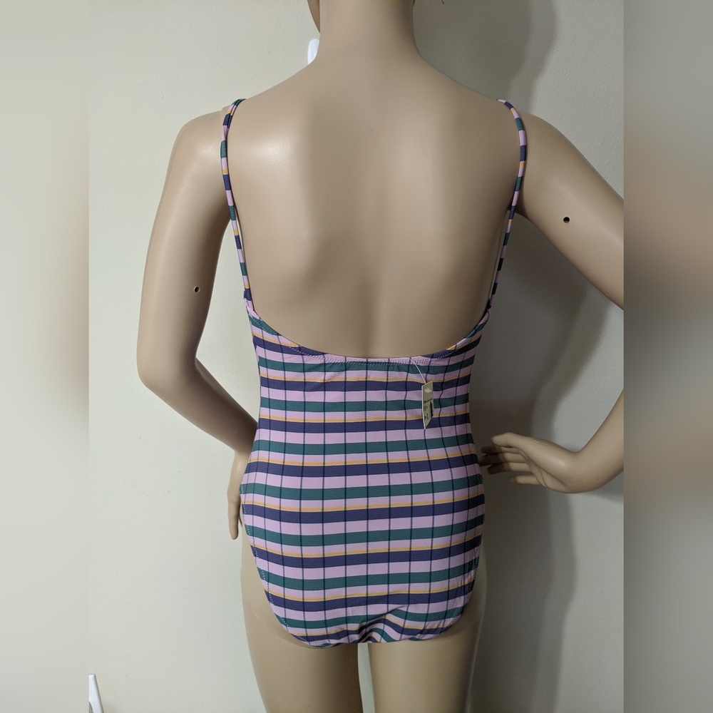 Madewell Second Wave Ruffle Drawstring One Piece - Picture 5 of 7